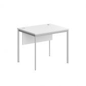 Стол письменный СП-1SD Белый/Алюминий 900х720х755. IMAGO-S Стол письменный СП-1SD Белый/Алюминий 900х720х755. IMAGO-S
