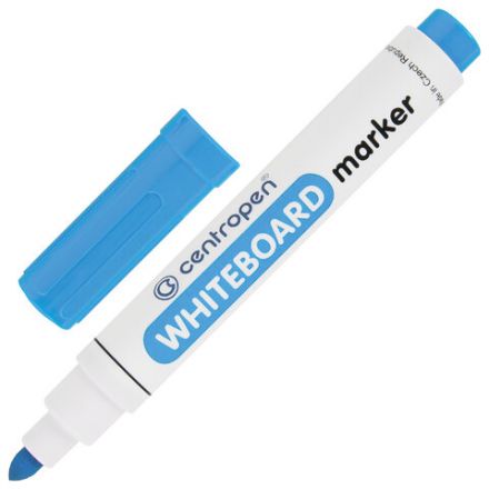 Маркер стираемый для белой доски ГОЛУБОЙ CENTROPEN "Dry-Wipe", круглый наконечник, 2,5 мм, 8559, 5 8559 0167 Маркер стираемый для белой доски ГОЛУБОЙ CENTROPEN "Dry-Wipe", круглый наконечник, 2,5 мм, 8559, 5 8559 0167