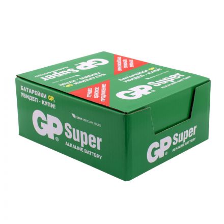 Батарейки GP Super уп.AA/LR6/15A алкалин. 96шт/уп, 4шт/бл Батарейки GP Super уп.AA/LR6/15A алкалин. 96шт/уп, 4шт/бл