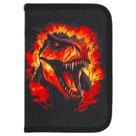 Пенал BRAUBERG с наполнением, 1 отделение, 1 откидная планка, 24 предмета, 21х14 см, "Fire dino", 273535 Пенал BRAUBERG с наполнением, 1 отделение, 1 откидная планка, 24 предмета, 21х14 см, "Fire dino", 273535