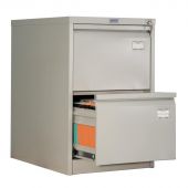 Шкаф картотечный металлический Практик AFC-02 для документов А4 (2 отделения, 470x630x713 мм)