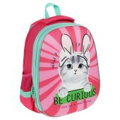 Ранец ArtSpace School Friend "Be curious" 39*30*18см, 2 отделения, 2 кармана, анатомическая спинка Ранец ArtSpace School Friend "Be curious" 39*30*18см, 2 отделения, 2 кармана, анатомическая спинка