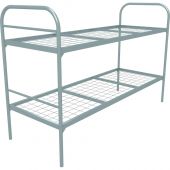 Кровать CAM_металлическая двухъярусная Бюджет+2 800х1900,сетка100х100,2пере
