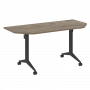 X-Pull Стол складной мобильный X.M-7.T2 Тиквуд тёмный/Антрацит металл 1580*720*753 X-Pull Стол складной мобильный X.M-7.T2 Тиквуд тёмный/Антрацит металл 1580*720*753