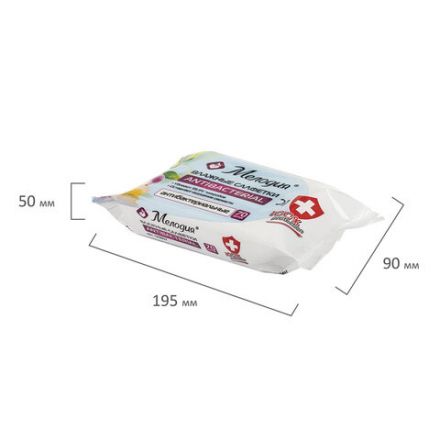 Салфетки влажные 70 шт., АНТИБАКТЕРИАЛЬНЫЕ, МЕЛОДИЯ, 129897 Салфетки влажные 70 шт., АНТИБАКТЕРИАЛЬНЫЕ, МЕЛОДИЯ, 129897