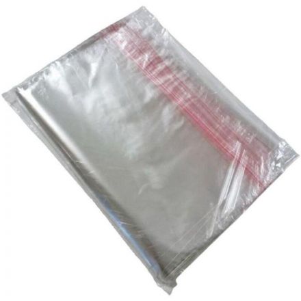 Пакет фасовочный ПП 40x50+5 с клеевым клапаном 20мкм 100 шт/уп