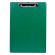 Доска-планшет BRAUBERG "NUMBER ONE" с прижимом А4 (228х318 мм), картон/ПВХ, ЗЕЛЕНАЯ, 232222