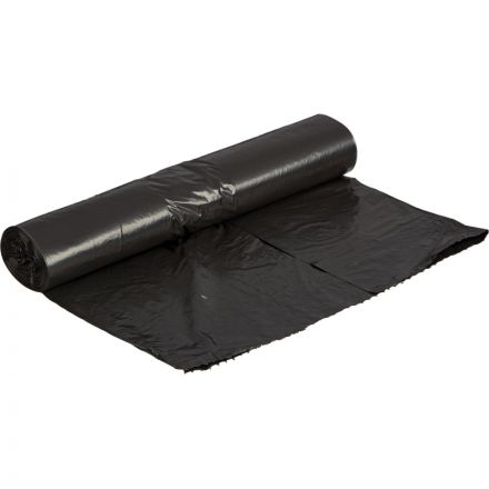 Мешки для мусора ПВД 50л 35мкм 25шт/рул черные 50х70см Комус Мешки для мусора ПВД 50л 35мкм 25шт/рул черные 50х70см Комус