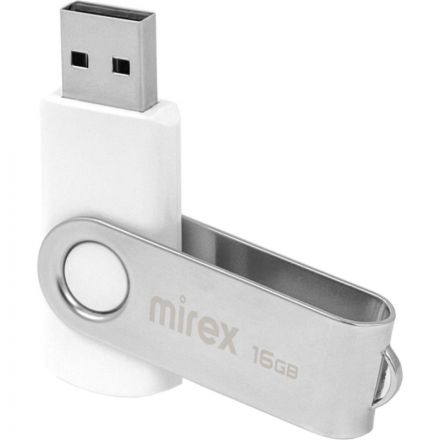 Флеш-память Mirex USB SWIVEL WHITE 16Gb (13600-FMUSWT16 ) Флеш-память Mirex USB SWIVEL WHITE 16Gb (13600-FMUSWT16 )