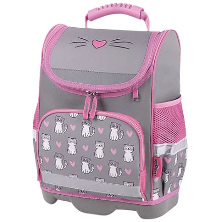 Ранец ЮНЛАНДИЯ WISE, 1 отделение, 3 кармана, устойчивое дно, "Sweet whiskers", 37x29х15 см, 272075