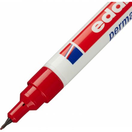 Маркер перманентный Edding E-404/2 красный (толщина линии 0.75 мм)