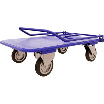 Тележка платформенная складная ручка, зацеп. ТПСР 5 М (700х1200) , d160мм