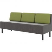 Модуль прямой 0MX_ТF_М27 Select 3-М, ткань рогожка серый/зеленый