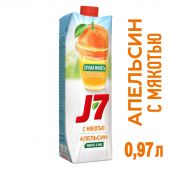 Сок J7 апельсин 0,97л Сок J7 апельсин 0,97л