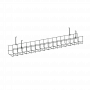 Кабель-канал сетчатый узкий KK-S-80U Белый металл 805*131*154