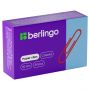 Скрепки 50мм, Berlingo, 50шт., цветные, карт. упаковка Скрепки 50мм, Berlingo, 50шт., цветные, карт. упаковка