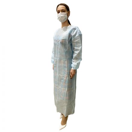 Халат хирург. стер, рук.манж, дл.140 см, р.50-52, пл.40, смс, 1шт