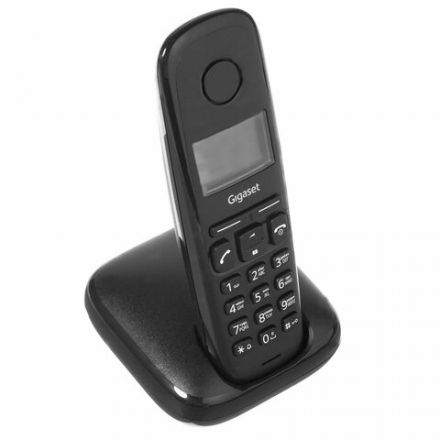 Радиотелефон GIGASET A170, память 50 номеров, АОН, повтор, часы, черный, S30852H2802S301 Радиотелефон GIGASET A170, память 50 номеров, АОН, повтор, часы, черный, S30852H2802S301