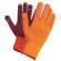 Перчатки акриловые РУБИФРОСТ ЗИМНИЕ 1 пара, 10 класс, 50-56 г, размер 9, ПВХ ТОЧКА, утепленные с начесом внутри, СВС, ac31pd оранж
