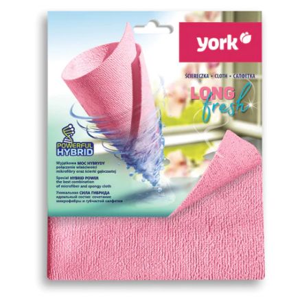 Салфетка из МИКРОФИБРЫ ГУБЧАТАЯ PVA/ПВА СУПЕРВПИТЫВАЮЩАЯ 30х35 см, Long Fresh, розовая, 275 г/м2, YORK, 26250 Салфетка из МИКРОФИБРЫ ГУБЧАТАЯ PVA/ПВА СУПЕРВПИТЫВАЮЩАЯ 30х35 см, Long Fresh, розовая, 275 г/м2, YORK, 26250