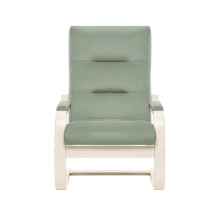 Кресло Leset Оскар, Слоновая кость, V14 бирюзовый, Ткань Велюр Кресло Leset Оскар, Слоновая кость, V14 бирюзовый, Ткань Велюр