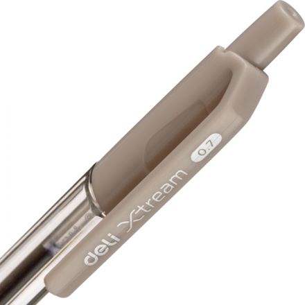 Ручка шариковая автомат. Deli X-tream, д.ш.0,7мм, лин 0,4,р/манж,черн Ручка шариковая автомат. Deli X-tream, д.ш.0,7мм, лин 0,4,р/манж,черн