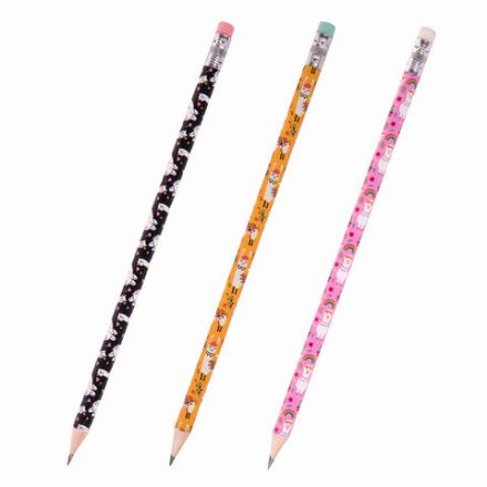 Карандаш чернографитный ЮНЛАНДИЯ "ЛАМЫ", 1 шт., HB, с ластиком, корпус ассорти, 181773 Карандаш чернографитный ЮНЛАНДИЯ "ЛАМЫ", 1 шт., HB, с ластиком, корпус ассорти, 181773