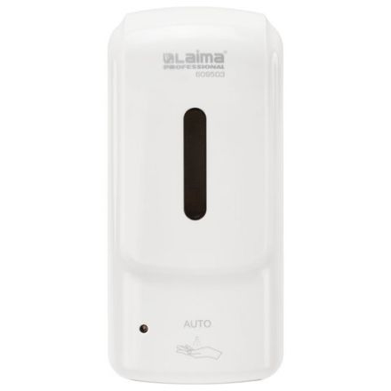 Дозатор для жидкого антисептика LAIMA PROFESSIONAL SUPER, СЕНСОРНЫЙ, 1 л, белый, ABS-пластик, 609503
