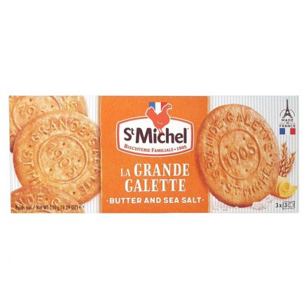 Печенье StMichel сливочное с Морской солью 150г Печенье StMichel сливочное с Морской солью 150г