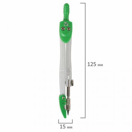 Готовальня BRAUBERG "Klasse", 2 предмета: циркуль 125 мм + колпачок, грифель, пенал с подвесом, 210320 Готовальня BRAUBERG "Klasse", 2 предмета: циркуль 125 мм + колпачок, грифель, пенал с подвесом, 210320