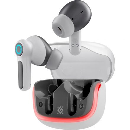 Наушники Defender CyberDots 290 белый, игровые TWS, Bluetooth Наушники Defender CyberDots 290 белый, игровые TWS, Bluetooth
