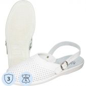 Сабо мужские АЛМИ (арт. 7202-00101) Павел,белые, р.45