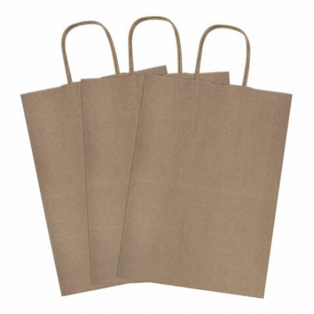 Крафт-пакет бумажный 26х15х35 см, КОМПЛЕКТ 50 шт., крученые ручки, плотность 90 г/м2, LAIMA ECO CRAFT, 609686 Крафт-пакет бумажный 26х15х35 см, КОМПЛЕКТ 50 шт., крученые ручки, плотность 90 г/м2, LAIMA ECO CRAFT, 609686