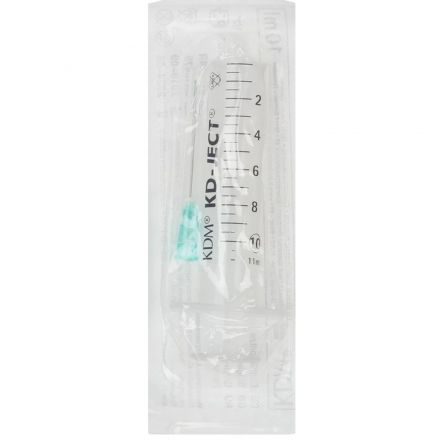 Шприц 2-комп. однораз. 10мл LS 21G(0,8x40) прил. 100шт/уп KD-Ject