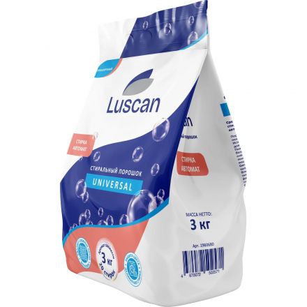 Порошок стиральный Luscan автомат универсал 3000г_СПБКЗ
