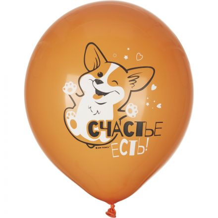 Шары надувные WHITE&ORANGE Корги СДР 5шт/уп в ассортимен M 12/30см 6073138 Шары надувные WHITE&ORANGE Корги СДР 5шт/уп в ассортимен M 12/30см 6073138