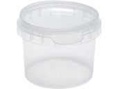 Контейнер п/п 0,12л. круглая, d69мм, с прозрачной крышкой цв. прозрачный