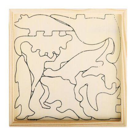 Пазл деревянный развивающий для детей "Динозавры", 17х17 см, BRAUBERG KIDS, 665252 Пазл деревянный развивающий для детей "Динозавры", 17х17 см, BRAUBERG KIDS, 665252