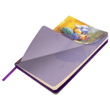 Ежедневник недатированный А5 (138х213 мм), BRAUBERG VISTA, под кожу, гибкий, 136 л., "Watercolour rain", 112005 Ежедневник недатированный А5 (138х213 мм), BRAUBERG VISTA, под кожу, гибкий, 136 л., "Watercolour rain", 112005