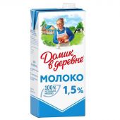 Молоко Домик в Деревне 1,5% 950г