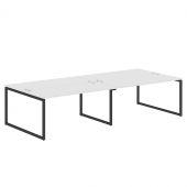 Стол 4-х местный XQWST 3214 Белый/Антрацит 3206х1406х750 Стол 4-х местный XQWST 3214 Белый/Антрацит 3206х1406х750