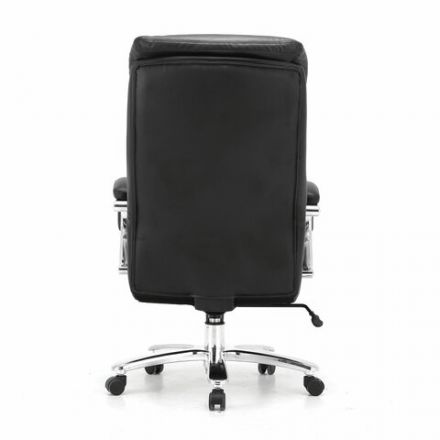 Кресло из натуральной кожи BRABIX PREMIUM "Pride HD-100", НАГРУЗКА до 250 кг, черное, 531940