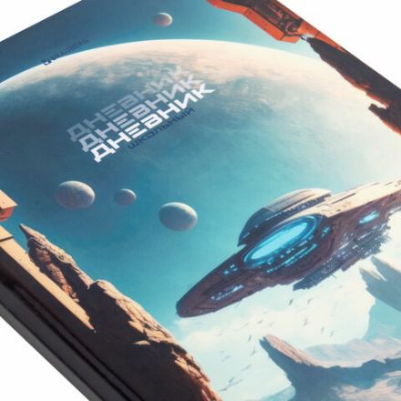 Дневник 5-11 класс 48 л., твердый, BRAUBERG, глянцевая ламинация, с подсказом, "Мир будущего", 106870