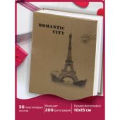 Фотоальбом BRAUBERG на 200 фото 10х15 см, твердая обложка, "Париж", бежевый, 391122 Фотоальбом BRAUBERG на 200 фото 10х15 см, твердая обложка, "Париж", бежевый, 391122