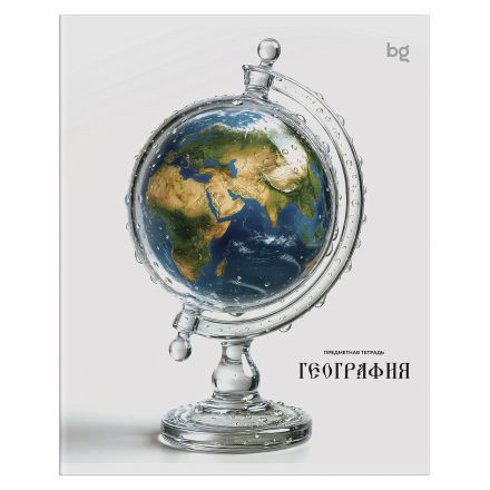 Тетрадь предметная 48л., BG "Юный гений" - География, эконом