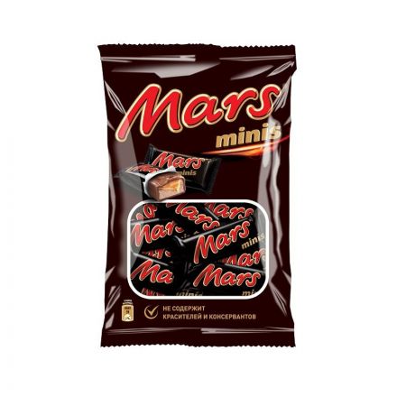 Шоколадные батончики Mars мини 182 г Шоколадные батончики Mars мини 182 г