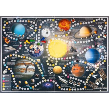 Настольная игра Солнечная система. 59x42 см Настольная игра Солнечная система. 59x42 см