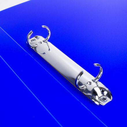 Папка на 2 кольцах BRAUBERG "Neon", 25 мм, внутренний карман, неоновая, синяя, до 170 листов, 0,7 мм, 227459 Папка на 2 кольцах BRAUBERG "Neon", 25 мм, внутренний карман, неоновая, синяя, до 170 листов, 0,7 мм, 227459