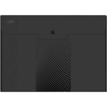 Папка-конверт на кнопке А4, 180мкм, Attache Digital ассорти, 6 шт.уп