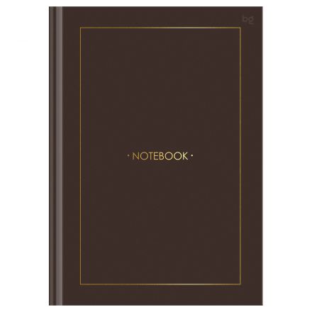 Бизнес-блокнот А5, 80л., евроформат, BG "Minimal", глянцевая ламинация, тиснение фольгой